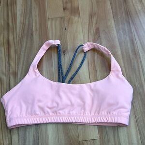 Coral / Pink Sports Bra